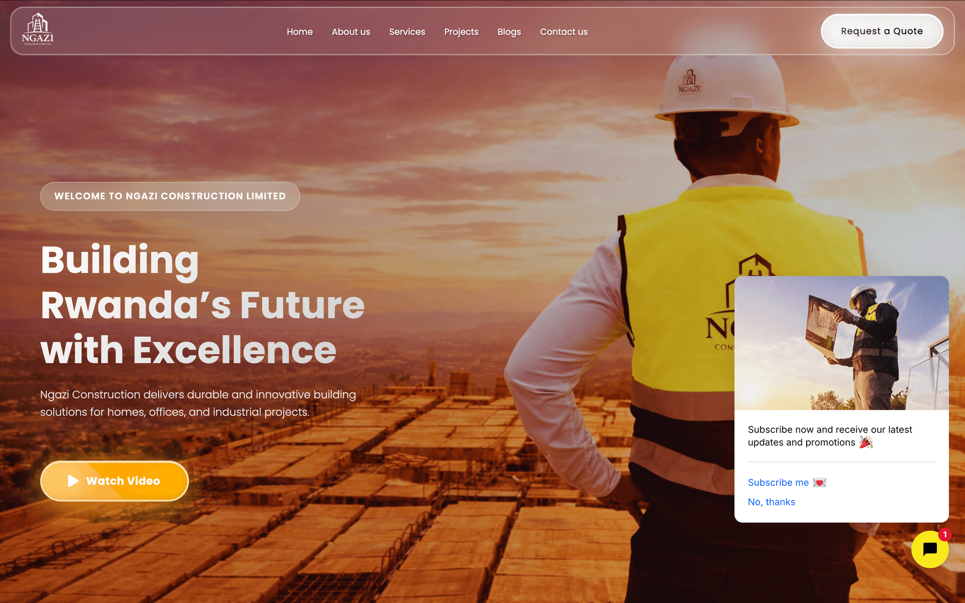 NGAZI Construction — work by Prince Parfait GANZA